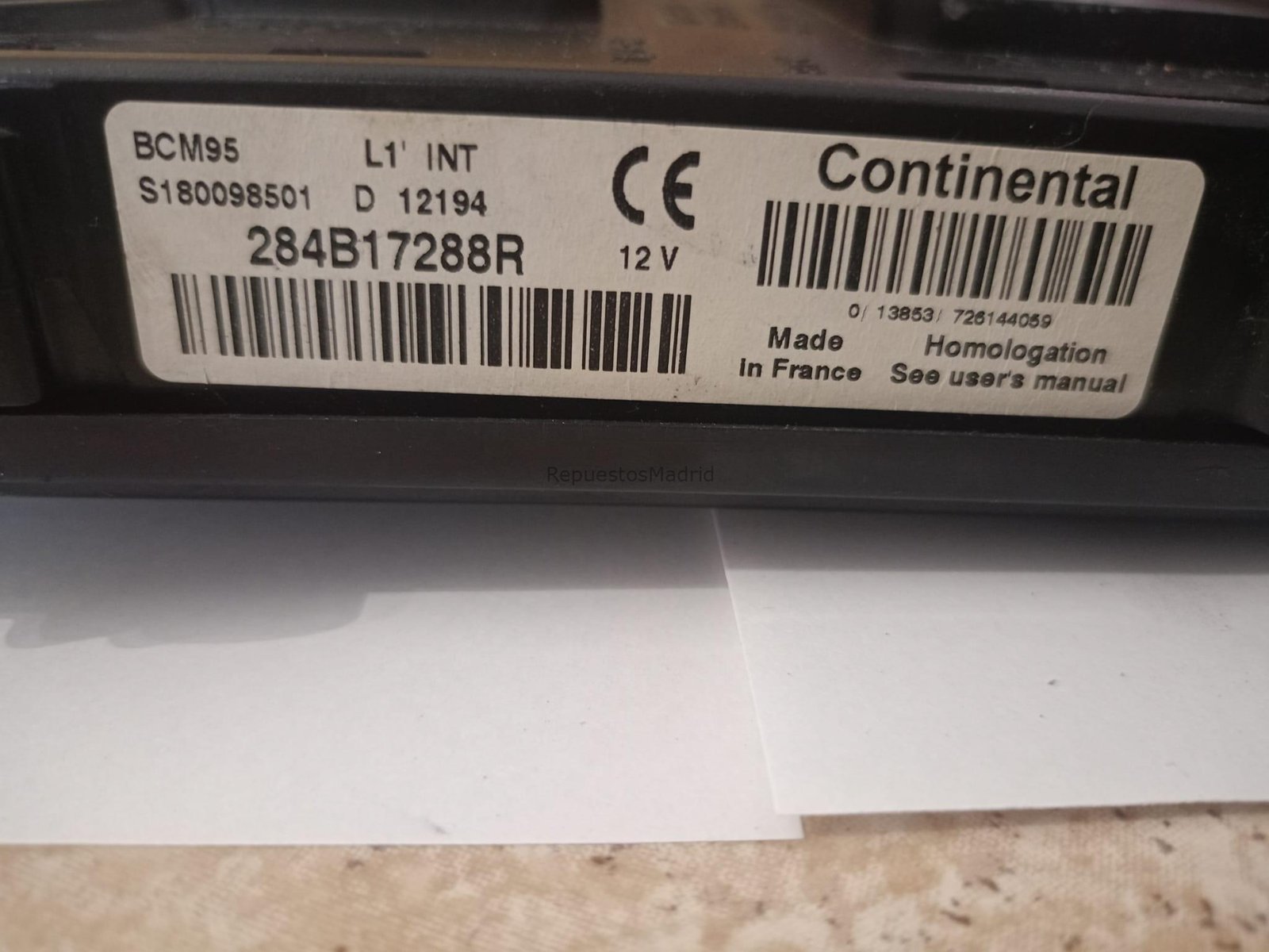 Caja Reles Renault Megane III 1.6 16v 284B17288R - Imagen 3