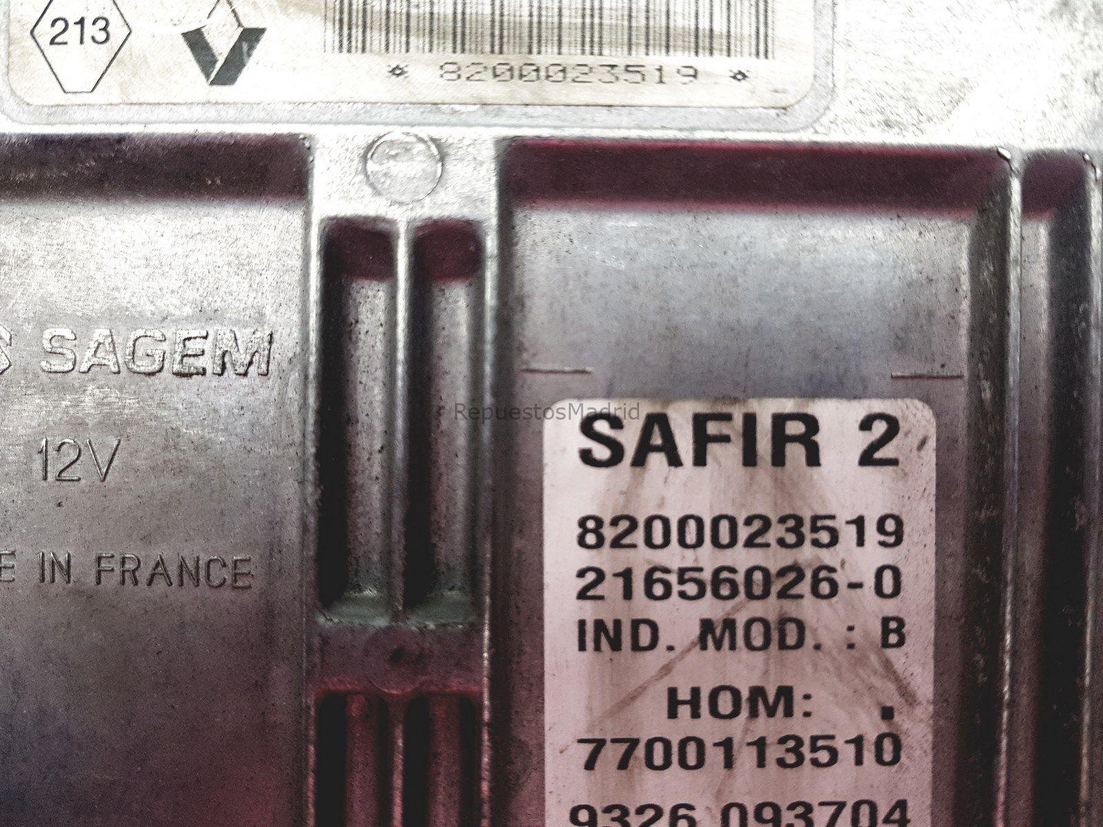 Computadora ECU Renault Twingo 1998-2006 55 Pines - Imagen 5