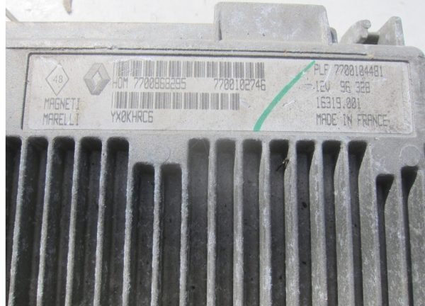 Computadora ECU Renault Clio 1.2 – 7700104481 7700868295 7700102746 - Imagen 3