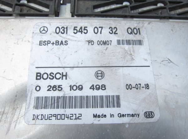 Computadora ECU Mercedes W210 0315450732 0265109498 - Imagen 2