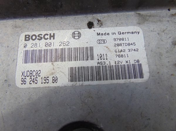 Computadora ECU Citroen Peugeot 0281001262 9624519580 - Imagen 2