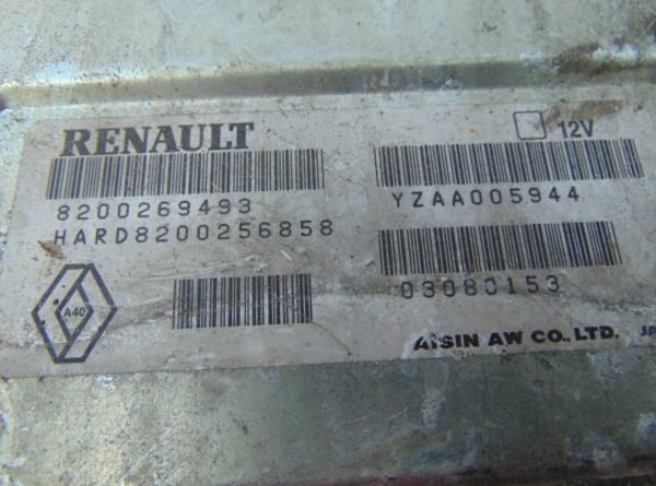 Computadora ECU Renault 8200269493 HARD 8200256858 - Imagen 3