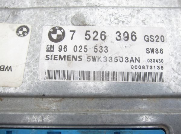Computadora Caja de Cambios BMW 5WK33503AN 7526396 96025533 - Imagen 4