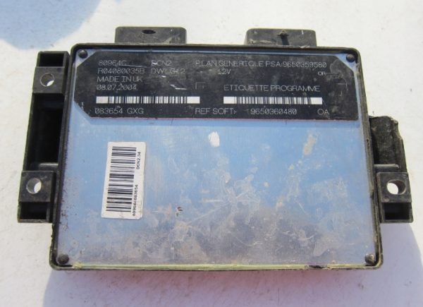 Computadora Citroën 9650360480 9650359580 R04080035B - Imagen 2