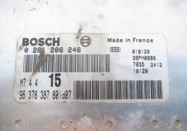 Computadora Peugeot Citroën 0261206246 9637838780 ID07 - Imagen 4