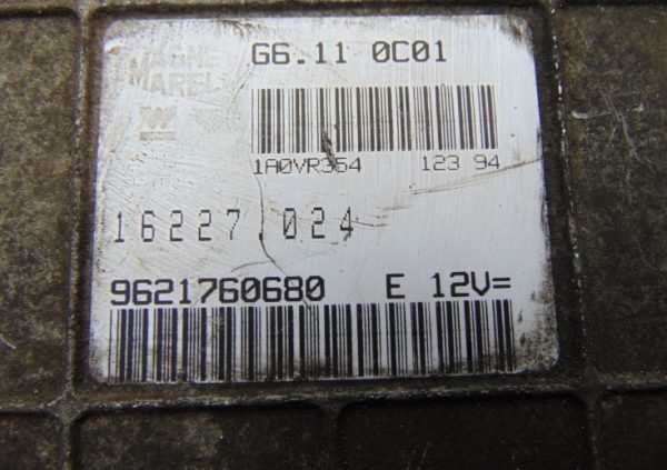Computadora Peugeot 106 Citroën G6.110C01 9621760680 - Imagen 2