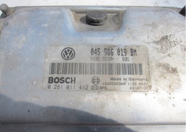 Computadora Škoda Fabia 1.4 TDI 0281011412 045906019BM VW SEAT - Imagen 3