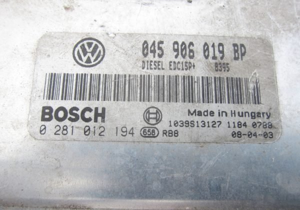 Computadora Volkswagen Polo 1.4TDI 045906019BP 0281012194 - Imagen 2
