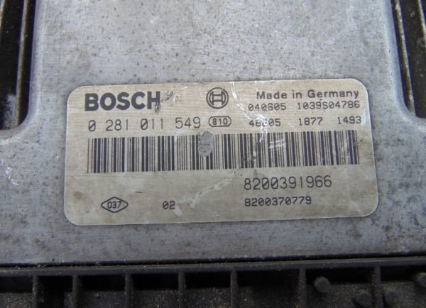 Computadora Renault 8200391966 0281011549 1.9dci - Imagen 2