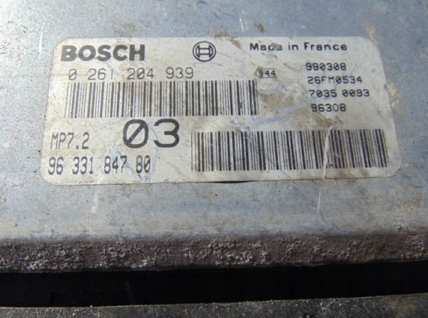 Computadora Citroën Peugeot 0261204939 9633184780 - Imagen 3