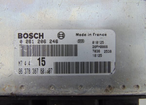 Computadora Citroën Peugeot 0261206246 9637838780 ID07 - Imagen 3