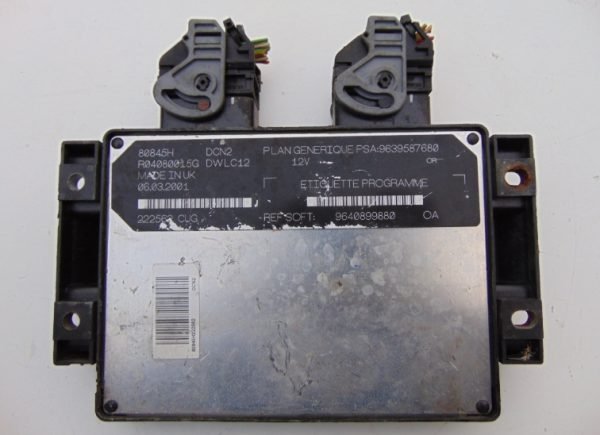 Computadora Citroën 9639587680 9640899880 R04080015G