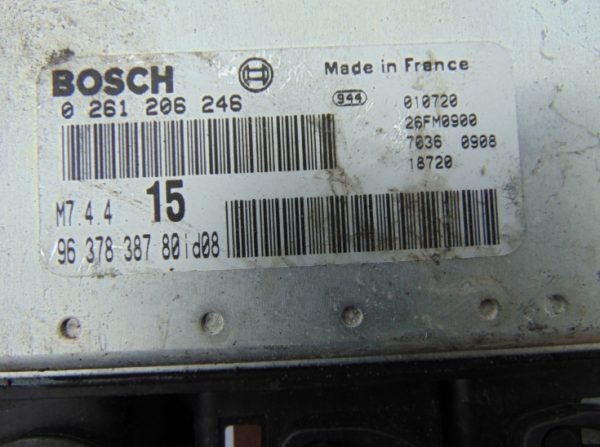 Computadora Citroën Peugeot 0261206246 9637838780 id08 - Imagen 2