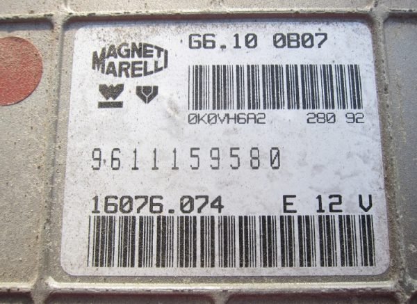 Computadora Citroën Peugeot 9611159580 G6.100B07 - Imagen 3