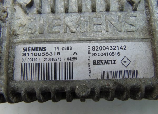 Computadora Ecu Caja Automática Renault 8200432142 S118058315A 8200410516 - Imagen 4