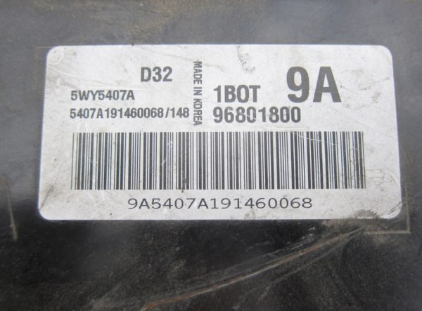 Computadora Ecu Centralita Chevrolet 96801800 5WY5407A - Imagen 4