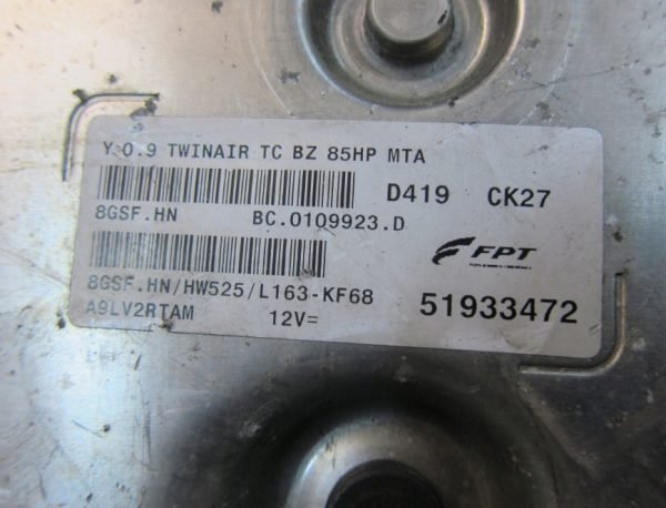 Computadora Ecu Centralita Fiat Lancia 51933472 8GSF .HN - Imagen 3