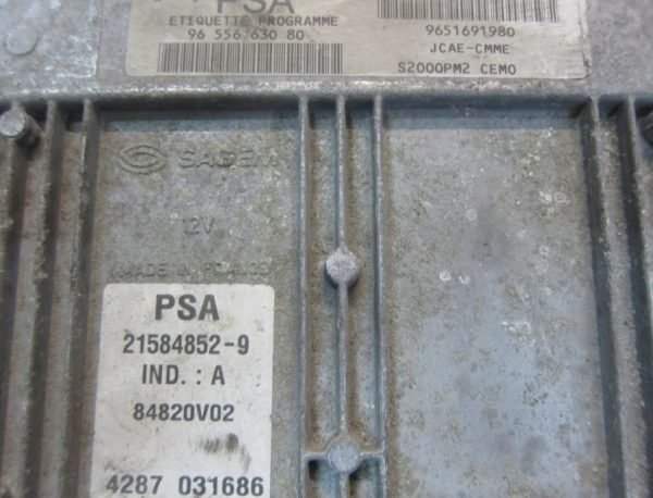 Computadora Ecu Centralita Citroën 9655663080 9651691980 21584852-9 - Imagen 3