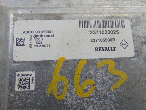 Computadora Ecu Centralita Dacia 237103302S 237105500R - Imagen 3