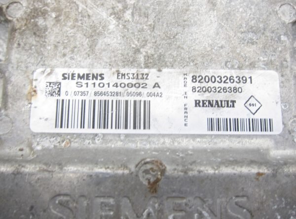 Computadora Ecu Centralita Renault S110140002A 8200326380 8200326391 - Imagen 3
