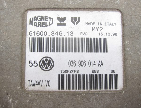 Computadora Ecu Centralita Seat Škoda 036906014AA IAW4AV.V0 - Imagen 3