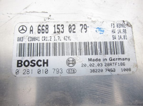 Computadora Ecu Centralita Volkswagen Golf 036906014CG IAW4AV.VO - Imagen 4