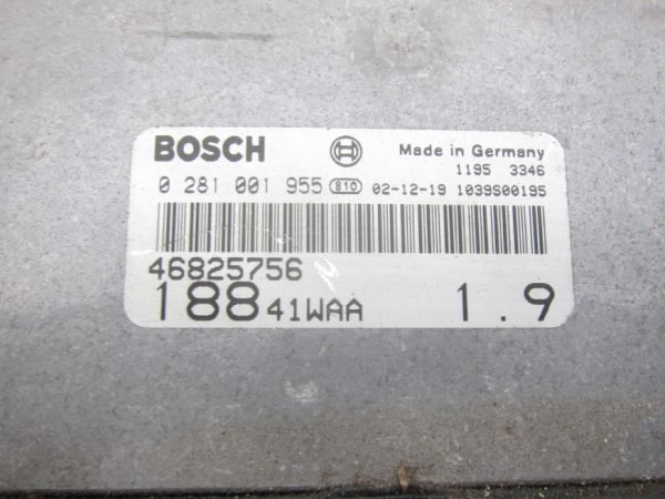 Computadora Ecu Centralita Fiat 0281001955 46825756 - Imagen 3