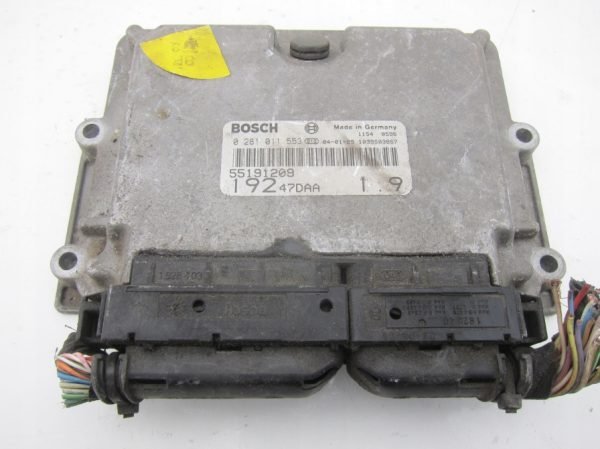 Computadora Ecu Centralita Fiat Stilo 0281011553 55191209 - Imagen 2
