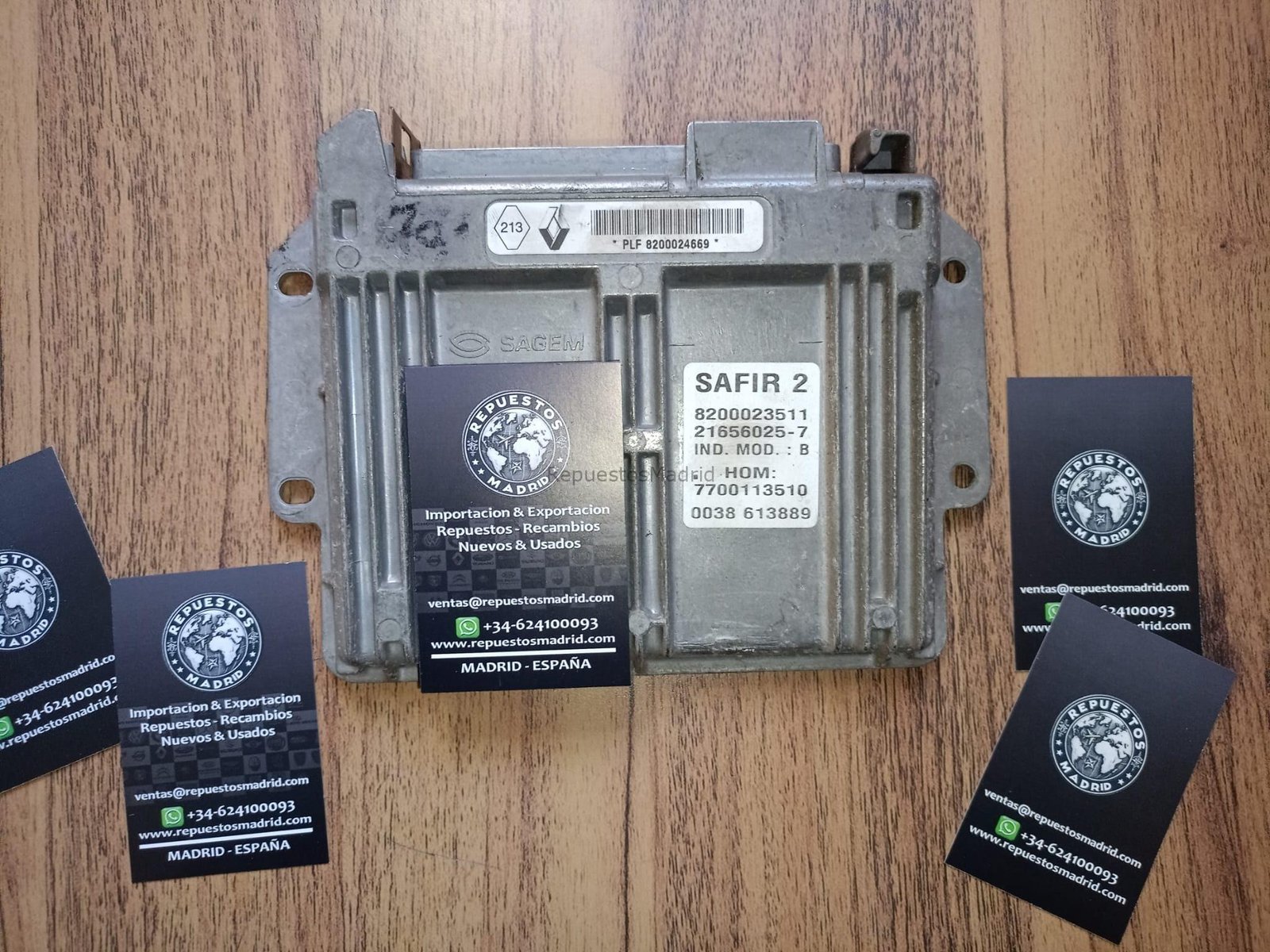 Computadora Ecu Centralita Renault Twingo 1.2 7700113510 8200023511 SAGEM SAFIR 2 35 PIN - Imagen 4