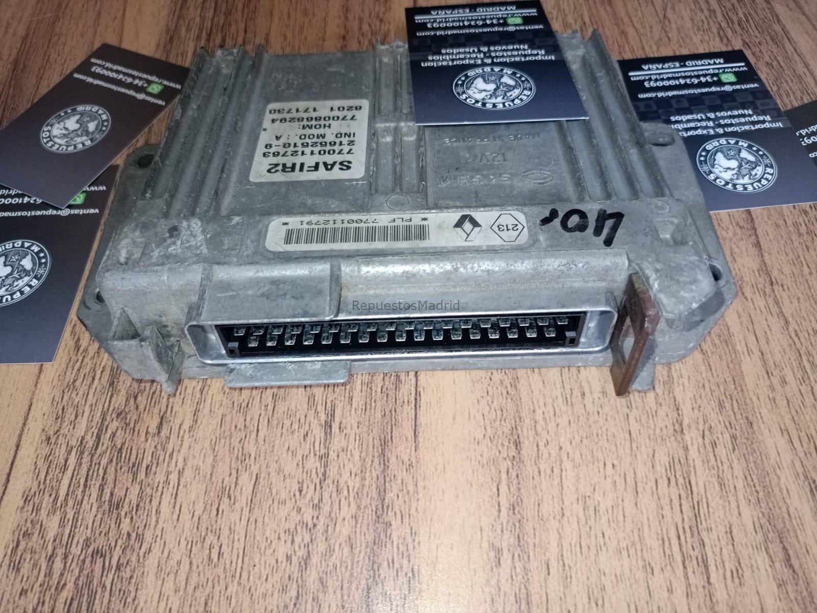 Computadora Ecu Centralita Renault Clío II 1.2 7700112763 7700868294 SAGEM SAFIR 2 35 PIN