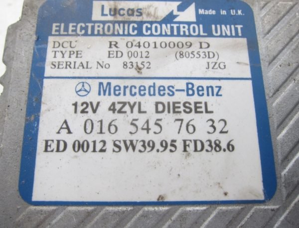Computadora Ecu Centralita Mercedes Benz R04010009D A0165457632 - Imagen 2