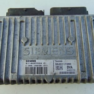 Computadora Ecu Centralita Peugeot Citroën S118047533C 9649117280