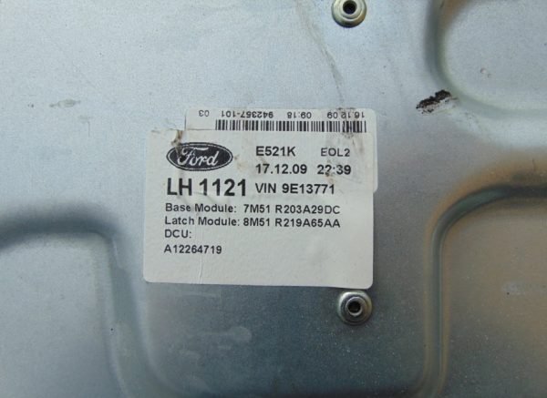 Mecanismo Elevalunas Eleva vidrios Delantero Izquierdo Ford C-MAX 09 - Imagen 3