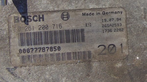 Computadora Ecu Centralita Fiat 0261200716 00077787850 - Imagen 3