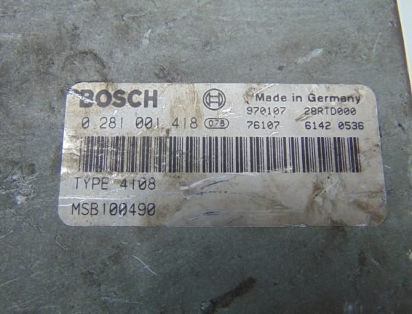 Computadora Ecu Centralita Rover MSB100490 0281001418 - Imagen 2