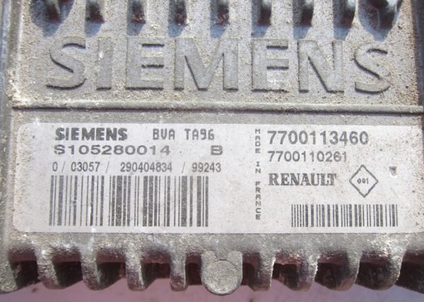 Computadora Ecu Centralita Renault Caja Cambios S105280014B 7700113460 - Imagen 3