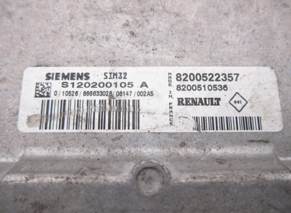 Computadora Ecu Centralita Renault 8200510536 8200522357 S120200105A - Imagen 3
