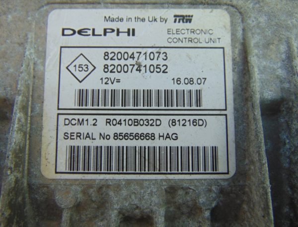 Computadora Ecu Centralita Renault Thalia Clio Twingo 8200471073 8200741052 - Imagen 4