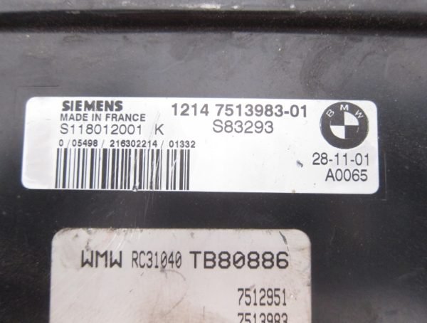 Computadora Ecu Centralita Mini Cooper 12147513983 S118012001K - Imagen 3