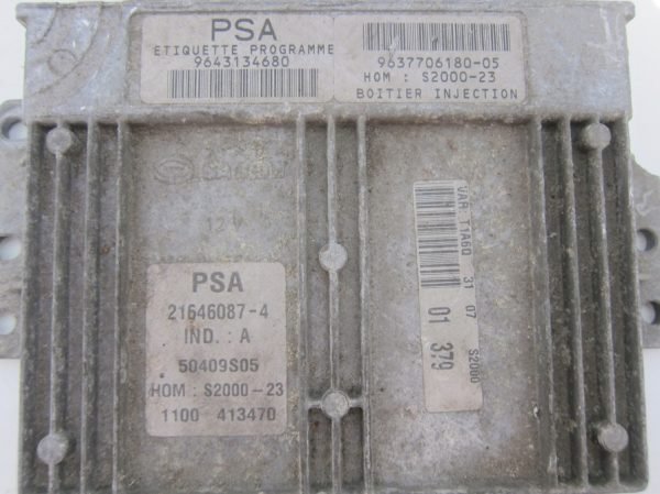 Computadora Ecu Centralita Citroën Peugeot 9643134680 9637706180-05 - Imagen 2