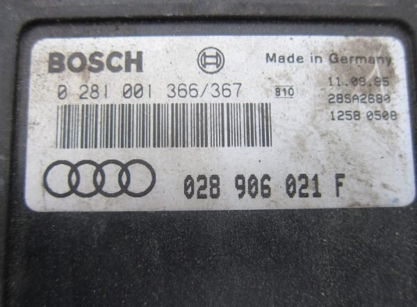 Computadora Ecu Centralita Audi 0281001366/367 028906021F - Imagen 3