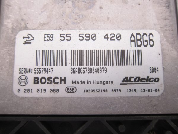 Computadora Ecu Centralita Opel 0281019088 55590420 - Imagen 2