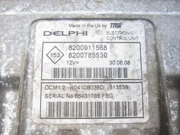 Computadora Ecu Centralita Dacia 1.5Dci 8200911568 8200785530 - Imagen 3