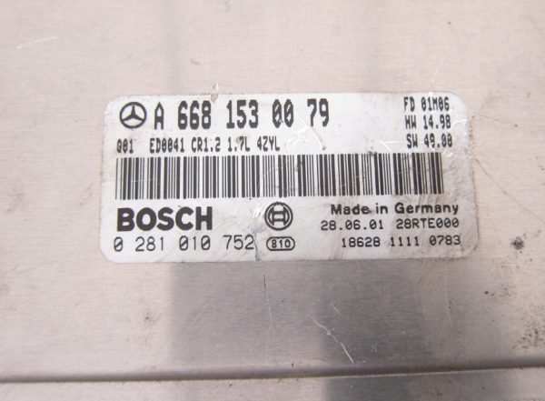 Computadora Ecu Centralita Mercedes Benz A6681530079 0281010752 - Imagen 3