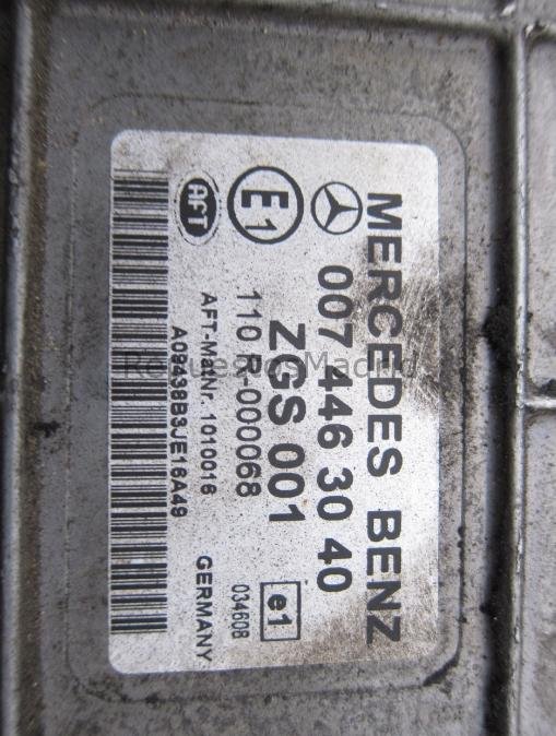 Computadora ECU Centralita Mercedes Benz A0654471240 074463040 - Imagen 2