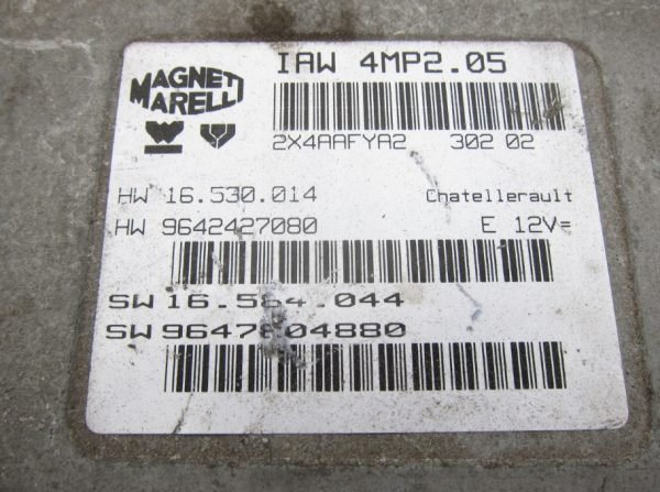 Computadora ECU Centralita Peugeot 807 IAW4MP2.05 9647804880 9642427080 - Imagen 2