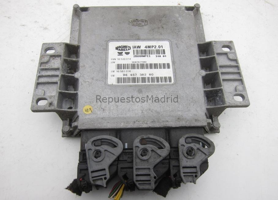 Computadora ECU Centralita Peugeot 307 2.0 IAW4MP2.01 9645738280 9642427080