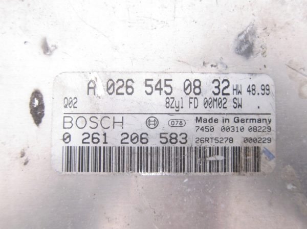 Computadora ECU Centralita Mercedes Benz A0265450832 0261206583 - Imagen 2