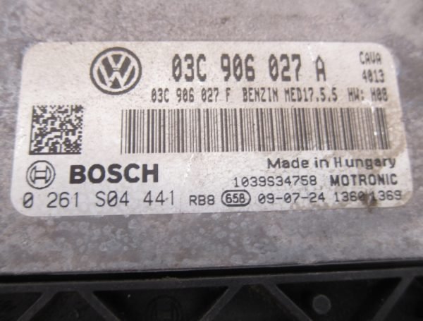 Computadora ECU Centralita Volkswagen Tiguan 0261S04441 03C906027A - Imagen 2