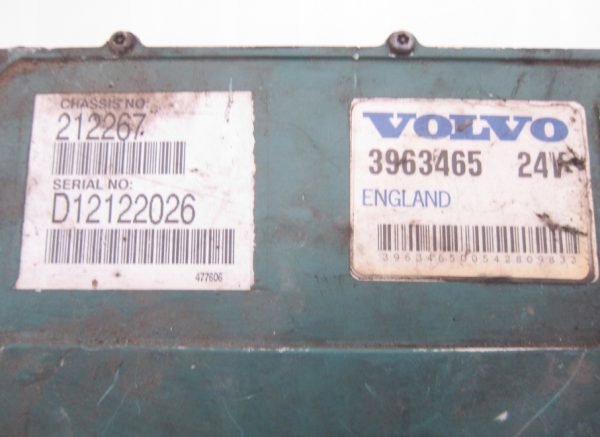 Computadora ECU Centralita Volvo 3963465 021275 030708 - Imagen 3